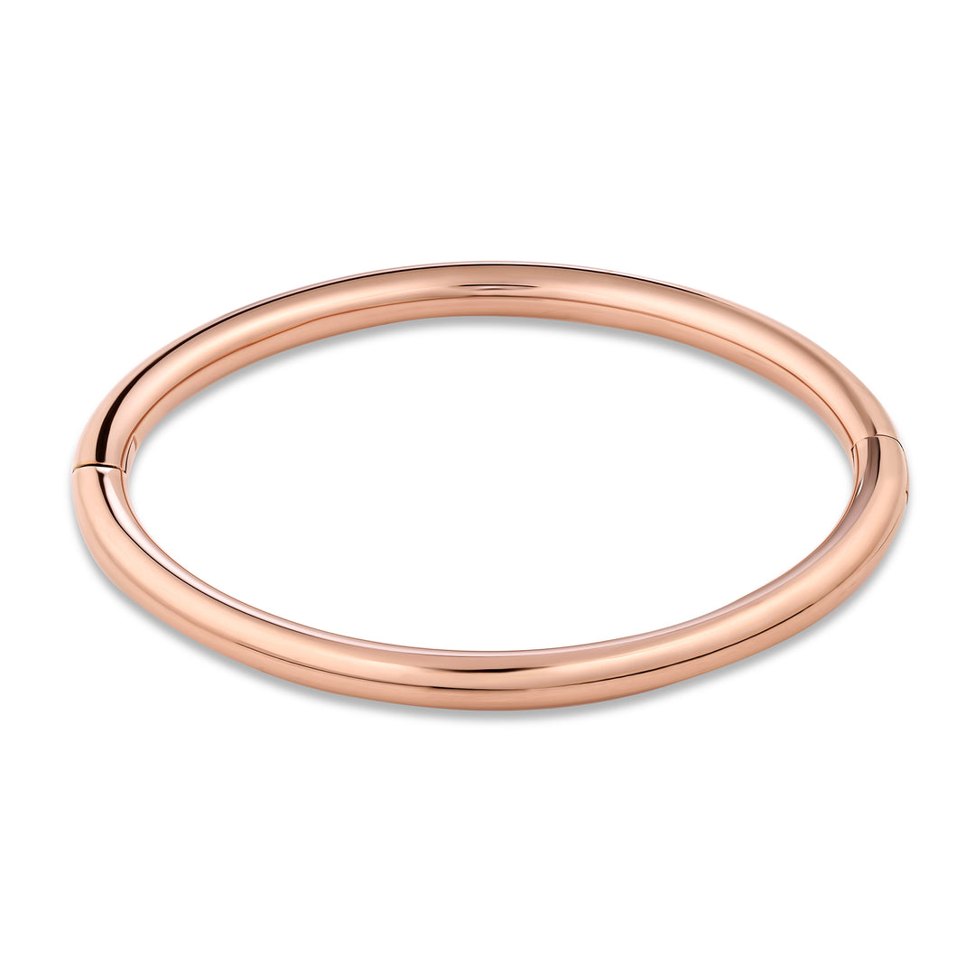 Thin Eternity Wrist Cuff - Titanium - Rose Gold