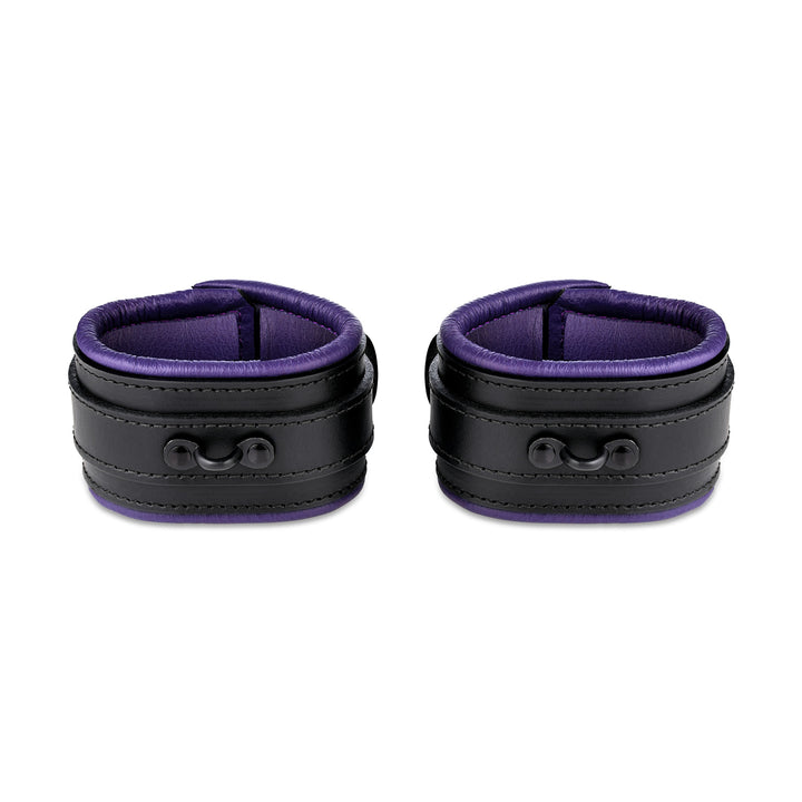 Leather Ankle Cuff Set
