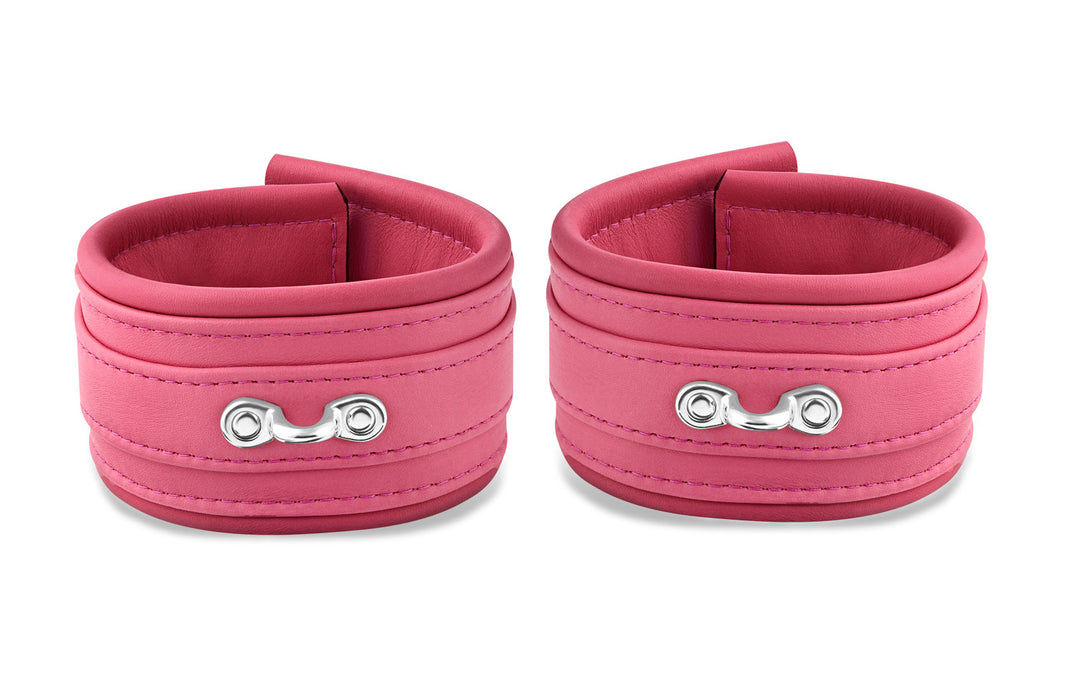 Leather Ankle Cuff Set