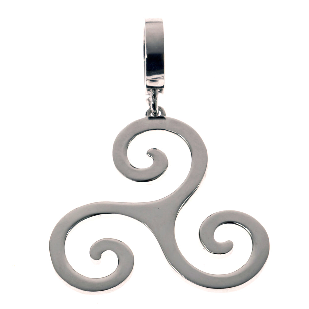 Triskelion Pendant in Stainless Steel