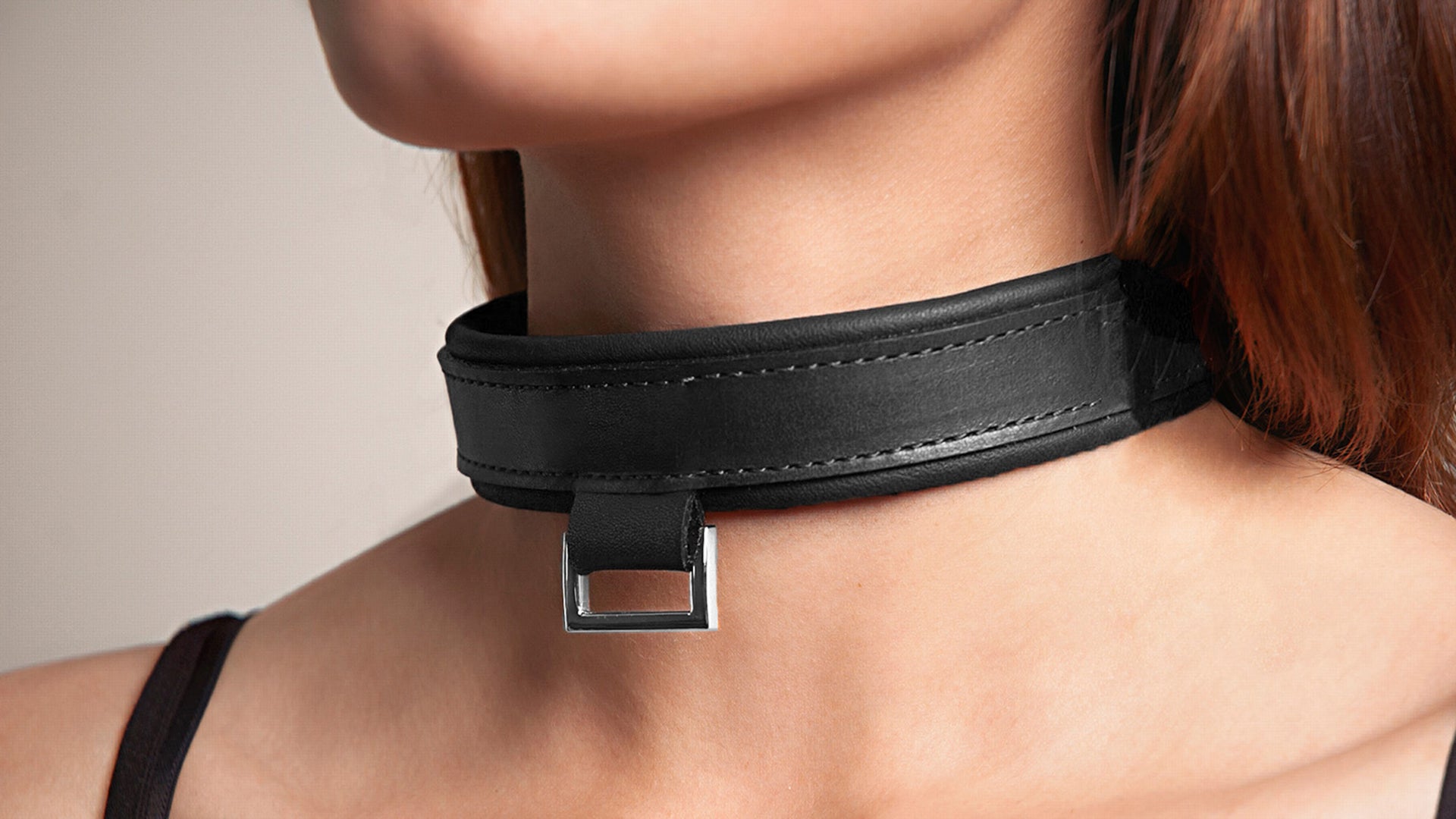 Leather BDSM Collars Eternity