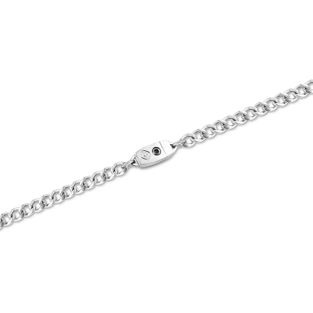 Titanium Chain Necklace with Mini Locking Clasp