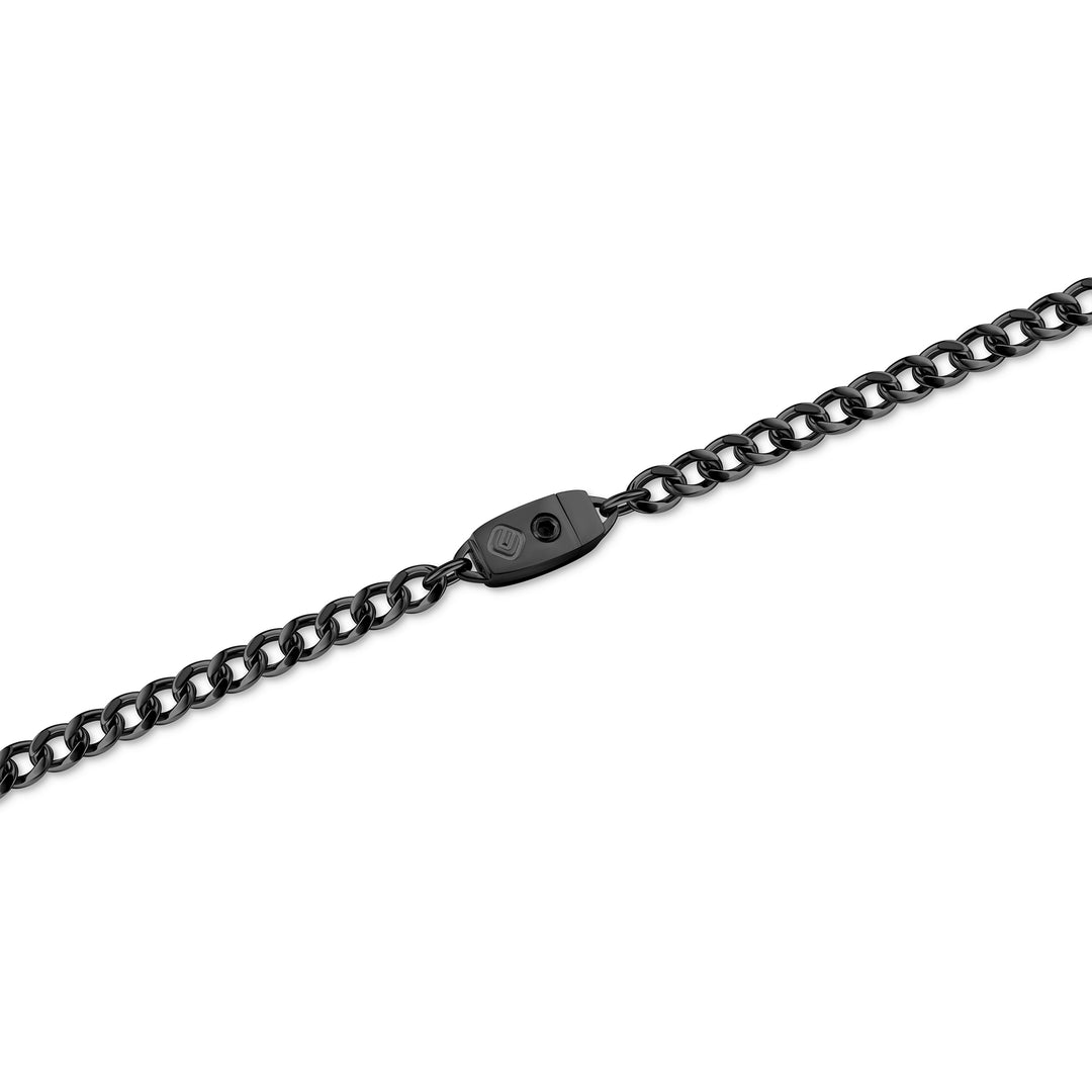 Titanium Chain Necklace with Mini Locking Clasp