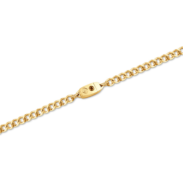Titanium Chain Necklace with Mini Locking Clasp