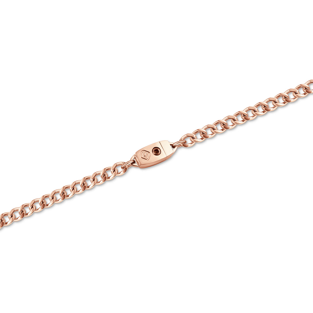 Titanium Chain Necklace with Mini Locking Clasp