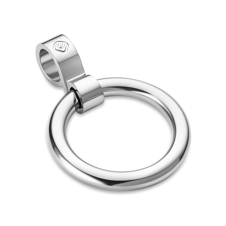 Infinity O-Ring Pendant - Titanium