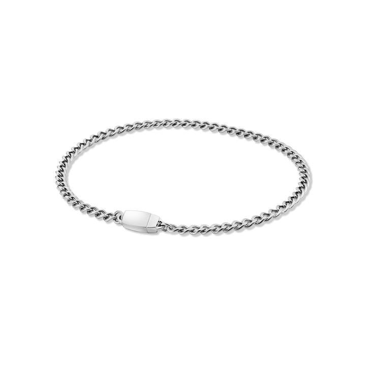 Titanium Chain Anklet with Mini Locking Clasp