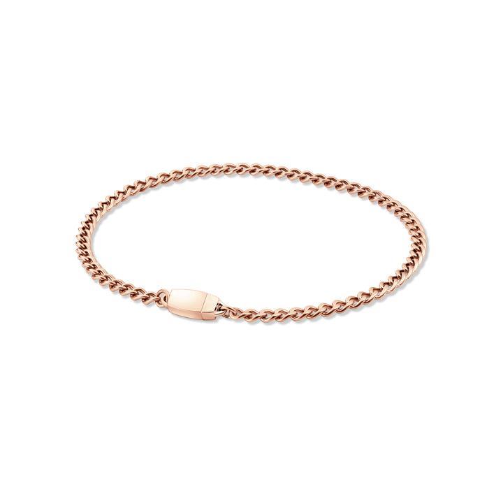 Titanium Chain Anklet with Mini Locking Clasp