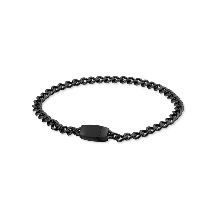 Titanium Chain Bracelet with Mini Locking Clasp