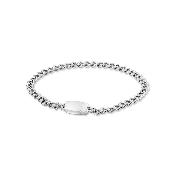 Titanium Chain Bracelet with Mini Locking Clasp