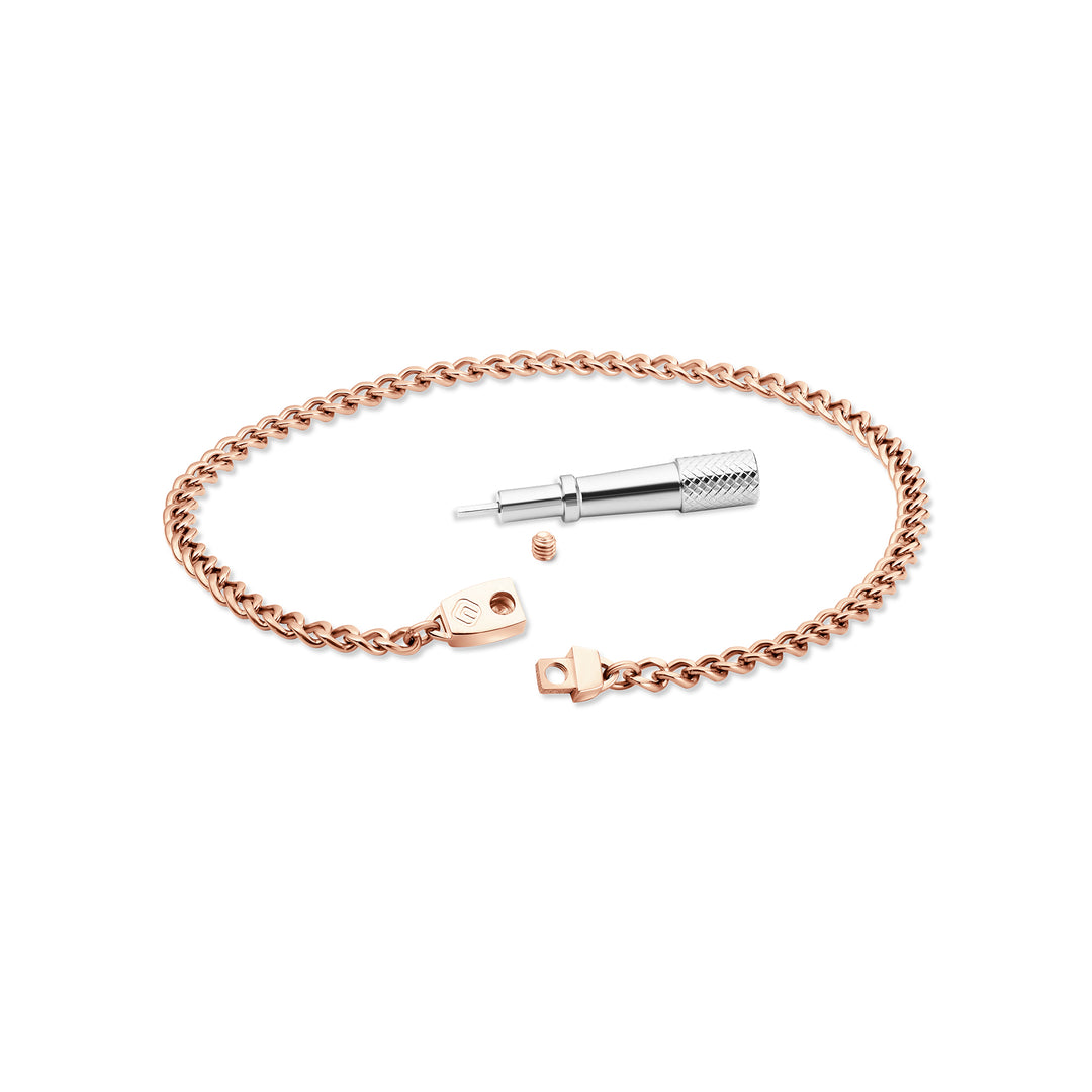 Titanium Chain Anklet with Mini Locking Clasp