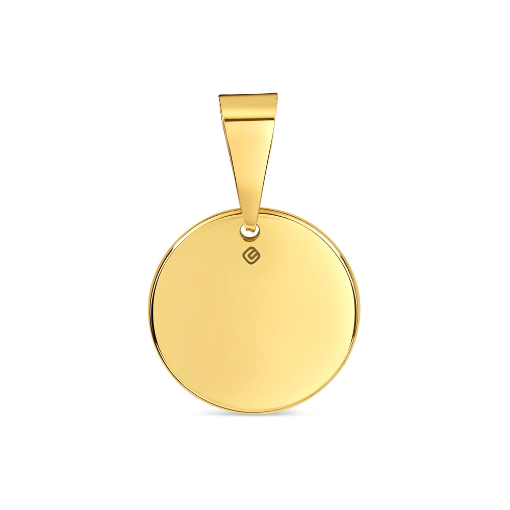 Titanium Round Pendant