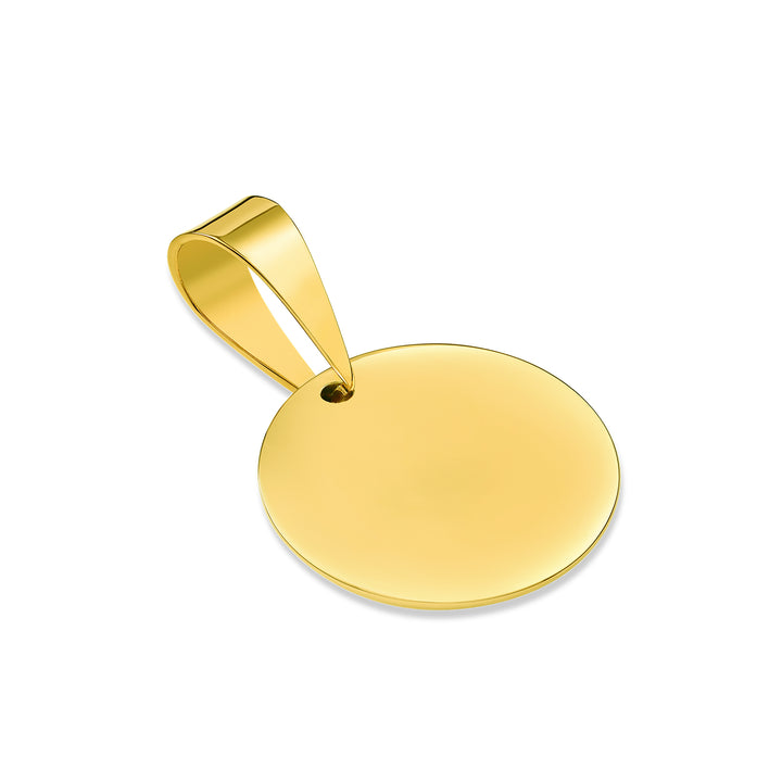 Titanium Round Pendant