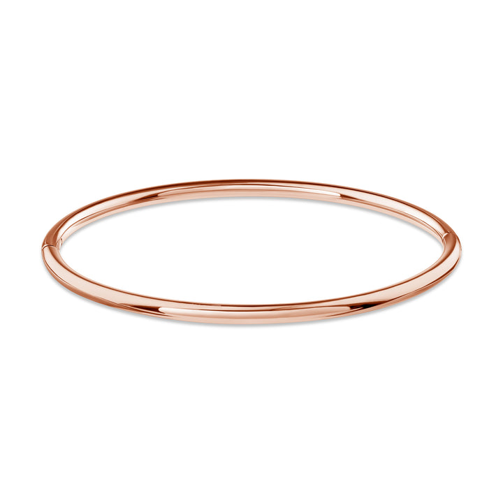 Thin Eternity Ankle Cuff - Titanium - Rose Gold Finish