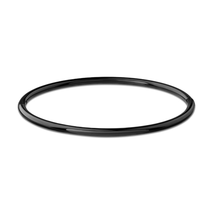Thin Eternity Ankle Cuff - Titanium - Black Finish