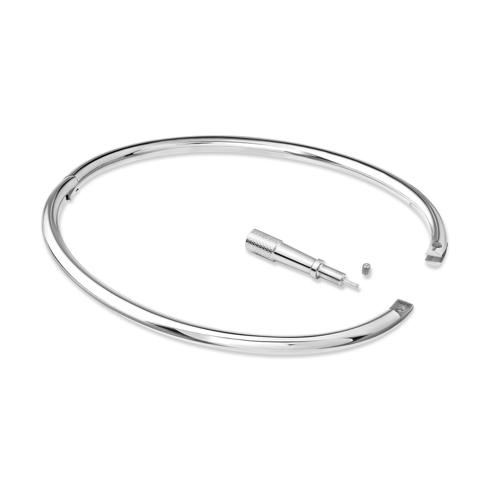 Thin Eternity Ankle Cuff - Titanium
