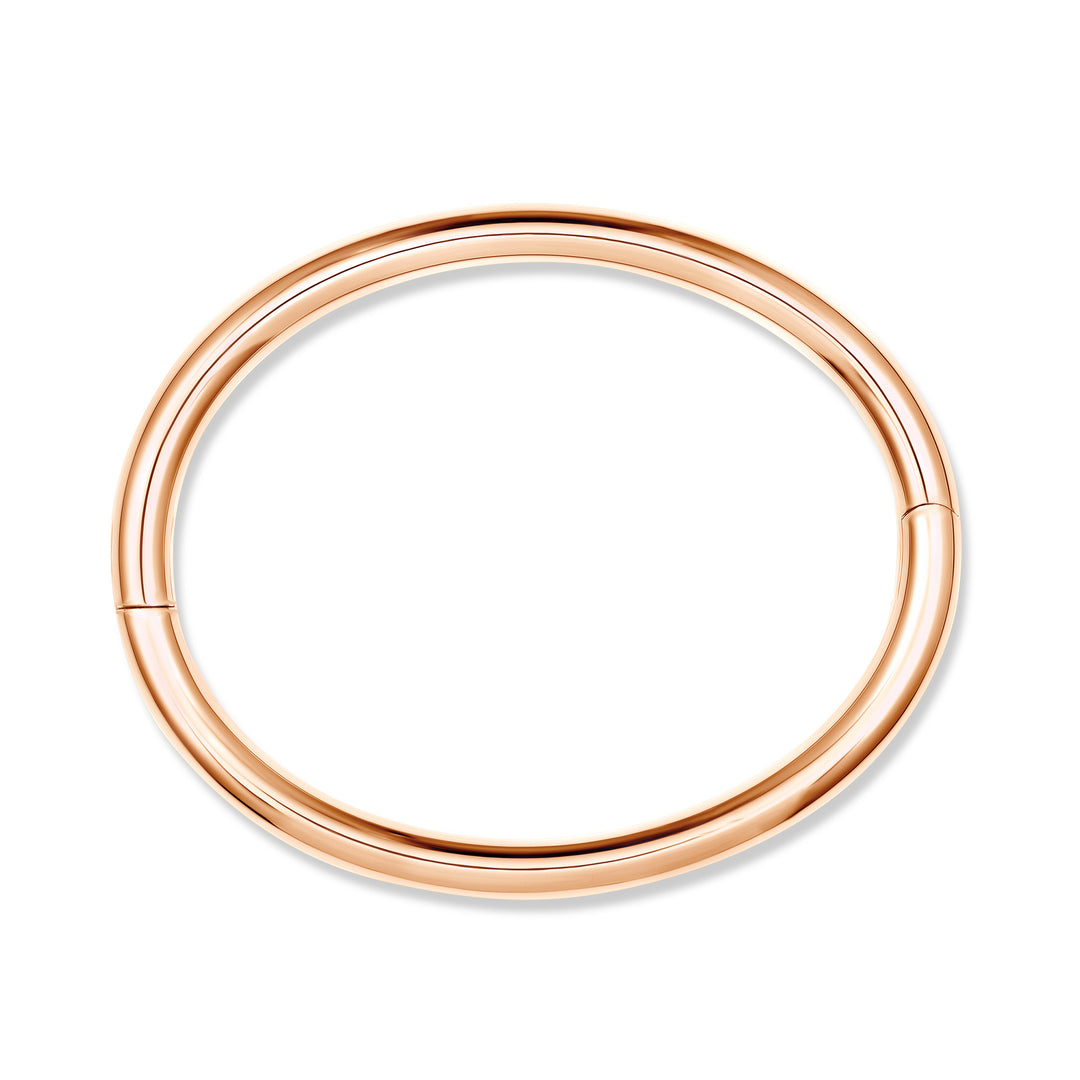 Thin Eternity Wrist Cuff - Titanium - Rose Gold