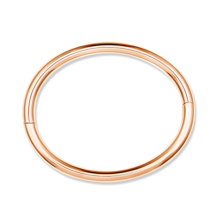 Thin Eternity Wrist Cuff - Titanium - Rose Gold