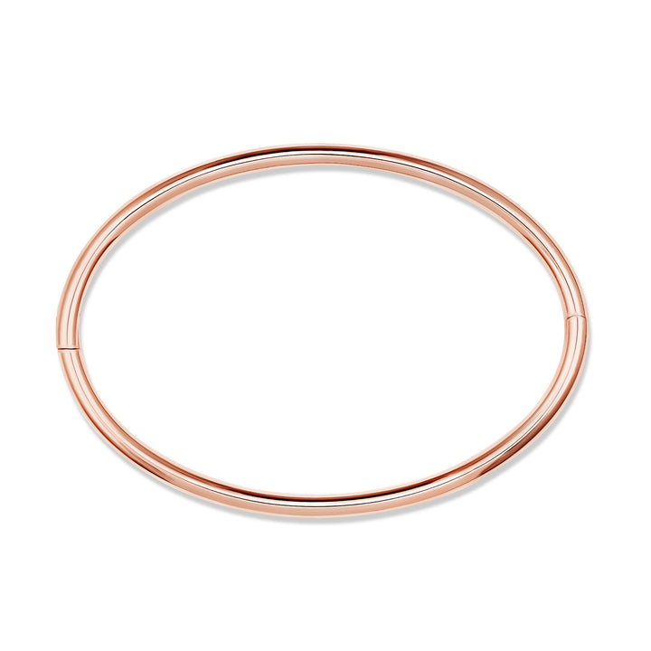 Thin Eternity Ankle Cuff - Titanium - Rose Gold Finish