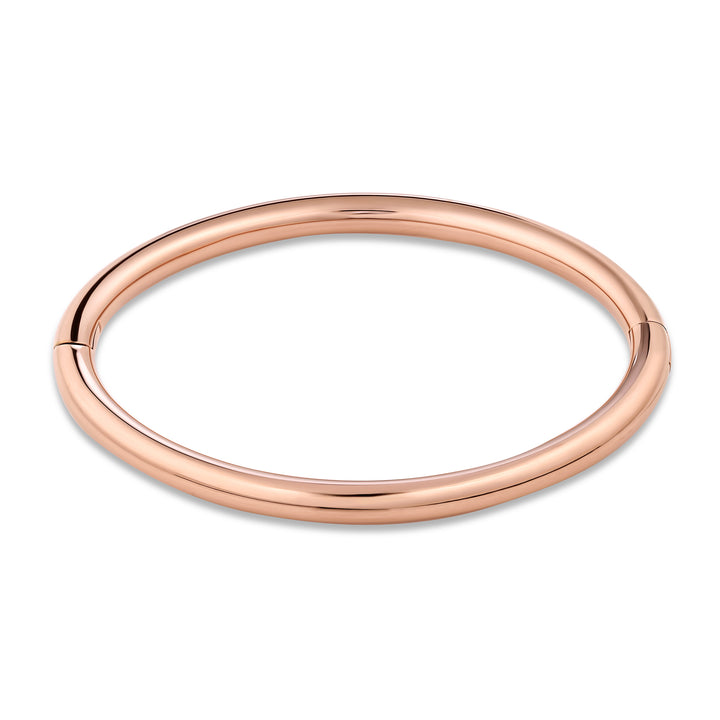 Thin Eternity Wrist Cuff - Titanium - Rose Gold