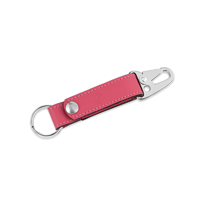 Leather Master Key Ring with Clip