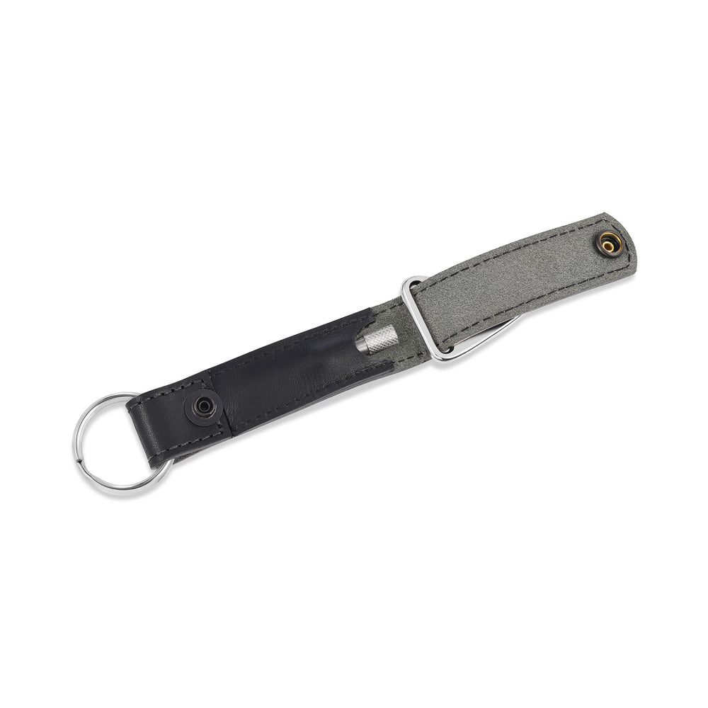 Leather Master Key Ring with Clip