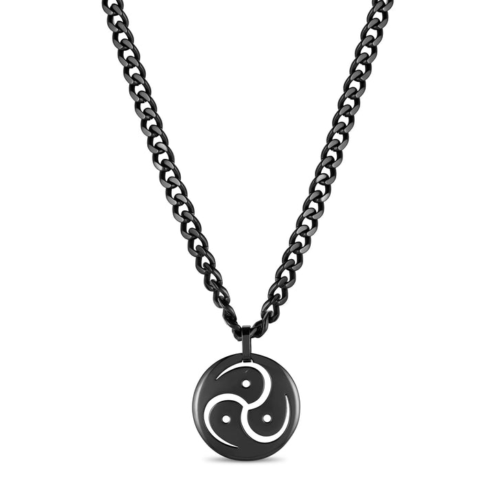 Titanium BDSM Symbol Triskelion Pendant