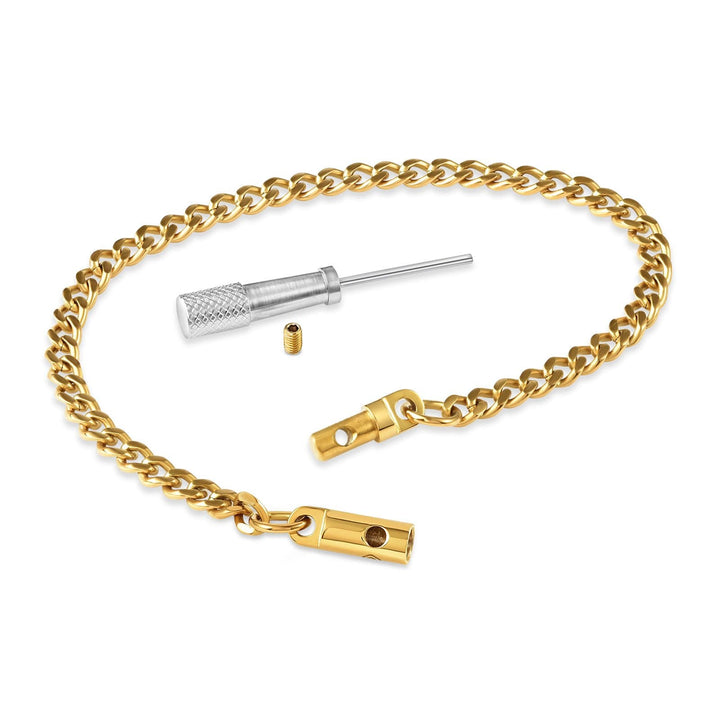 Chain Anklet with Locking Clasp