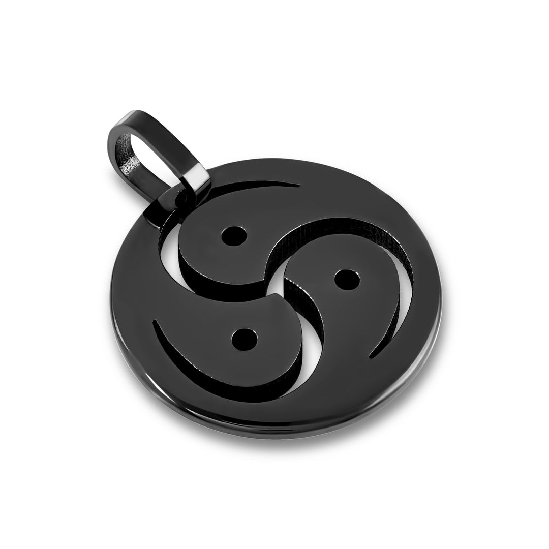 Titanium BDSM Symbol Triskelion Pendant