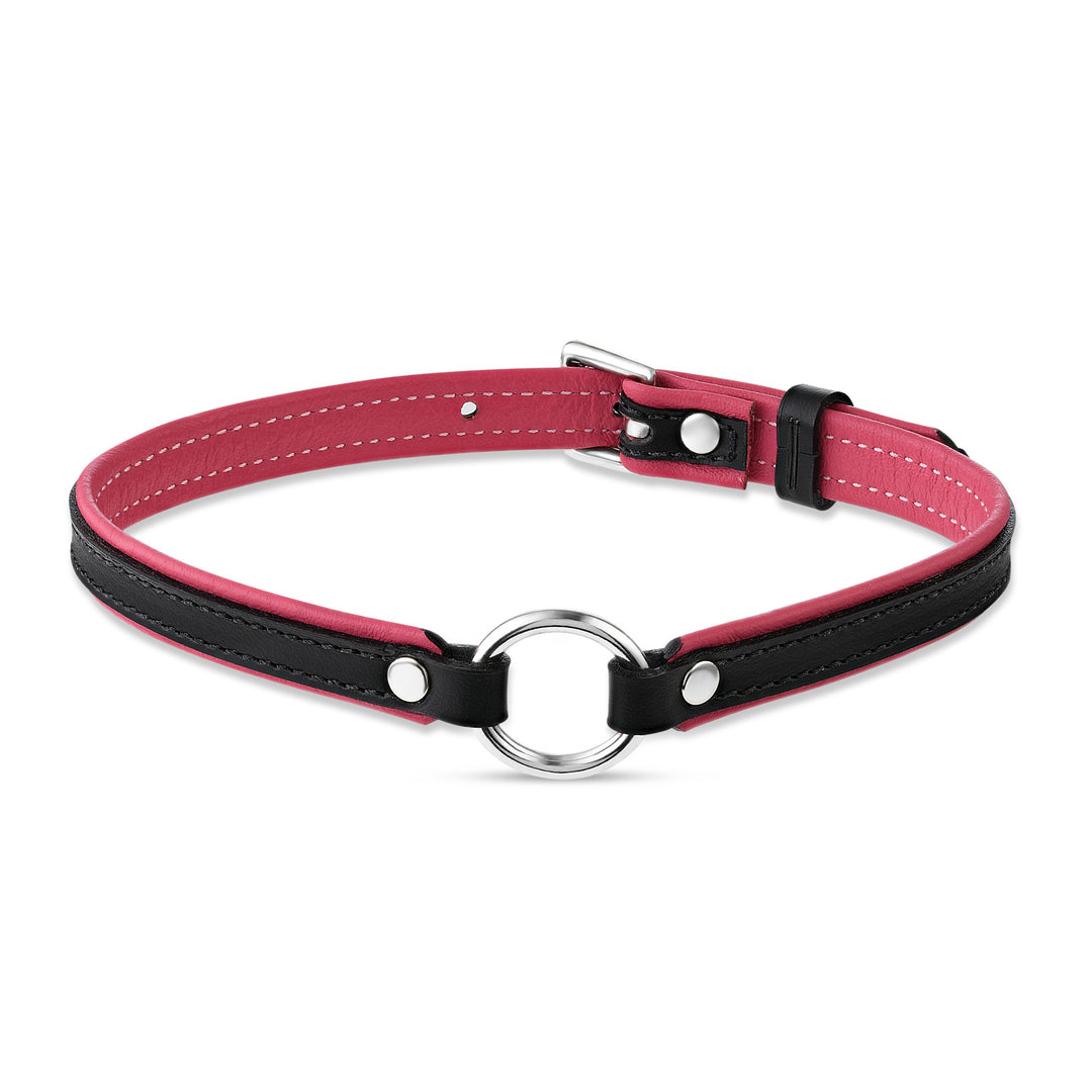 Leather Choker with O-Ring