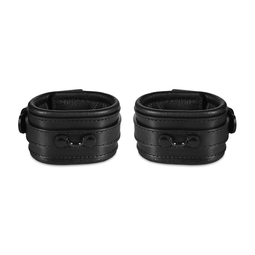 Leather Wrist Cuff Set