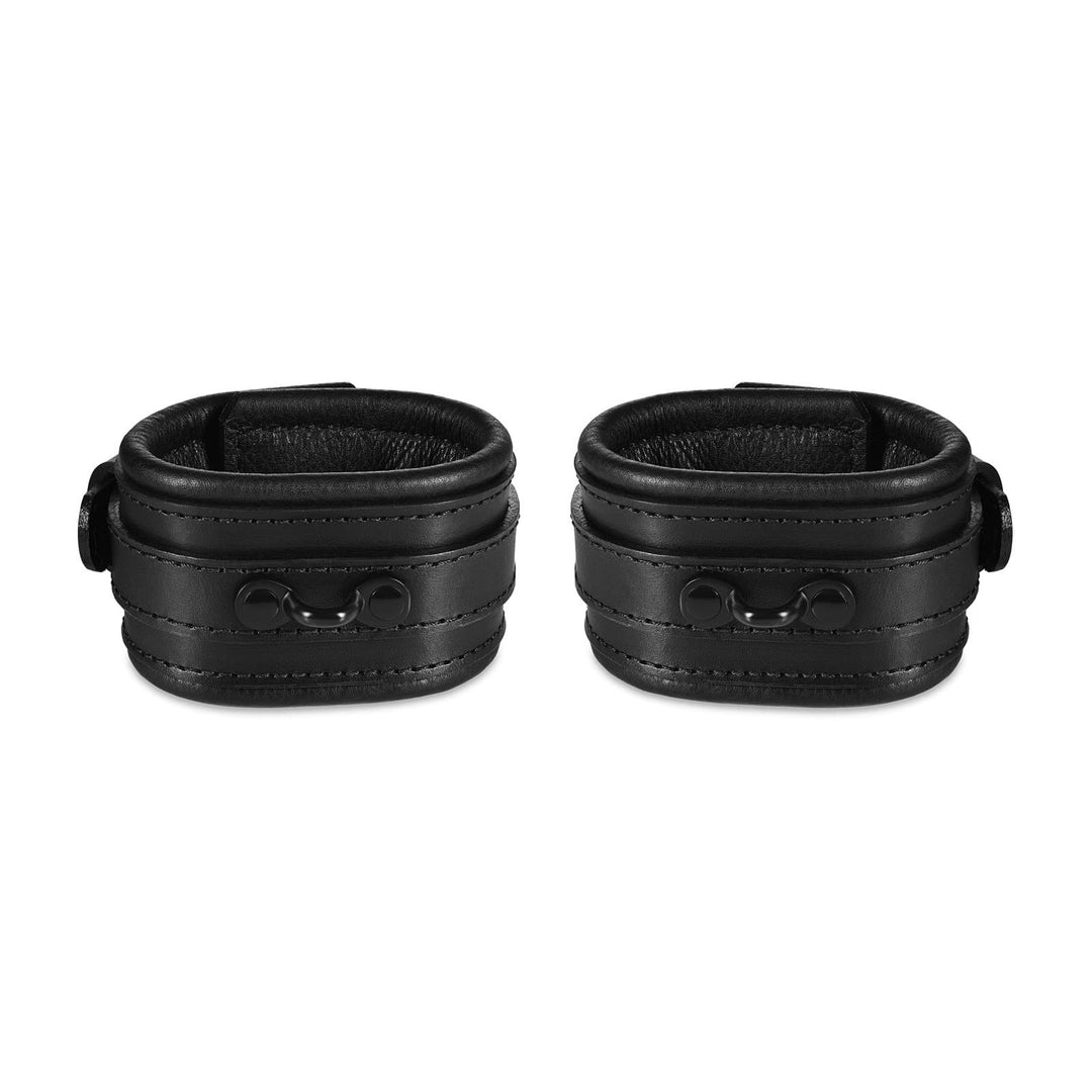 Leather Wrist Cuff Set