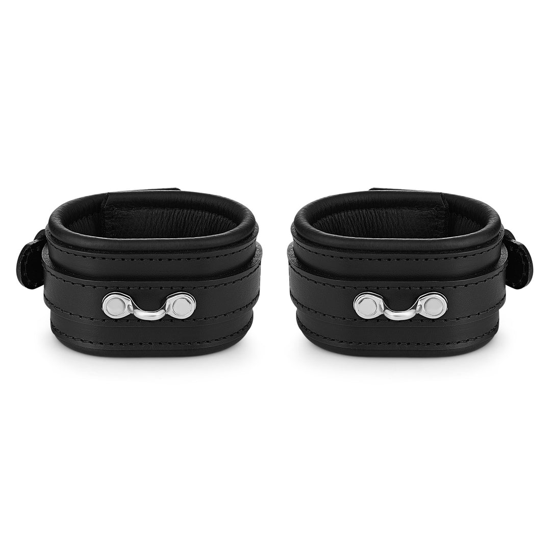 Leather Wrist Cuff Set