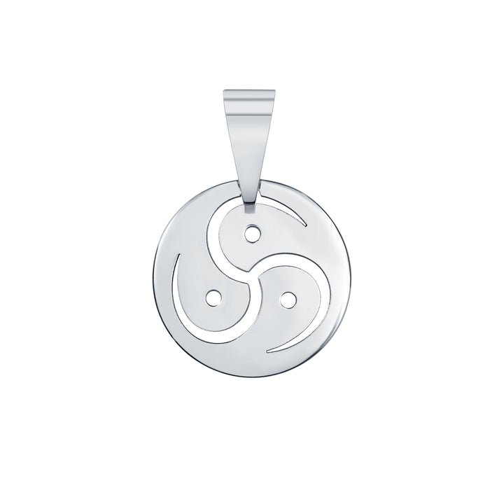 Titanium BDSM Symbol Triskelion Pendant