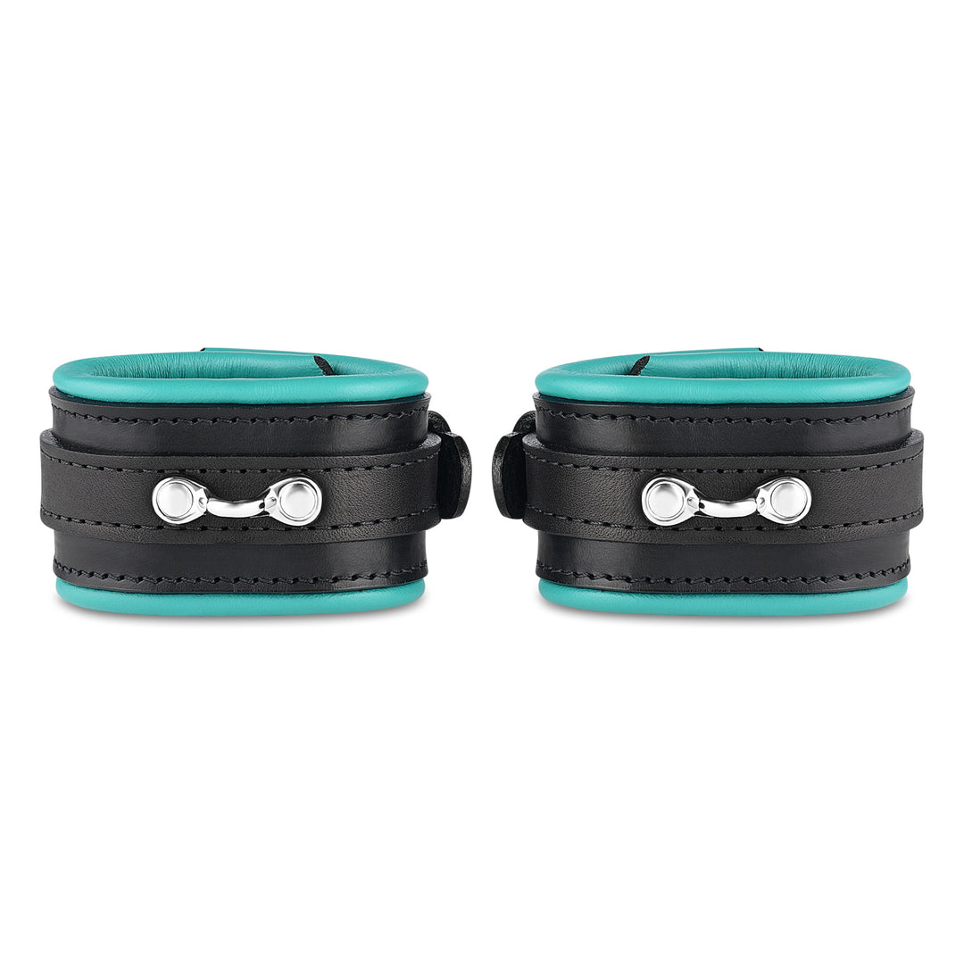 Leather Wrist Cuff Set