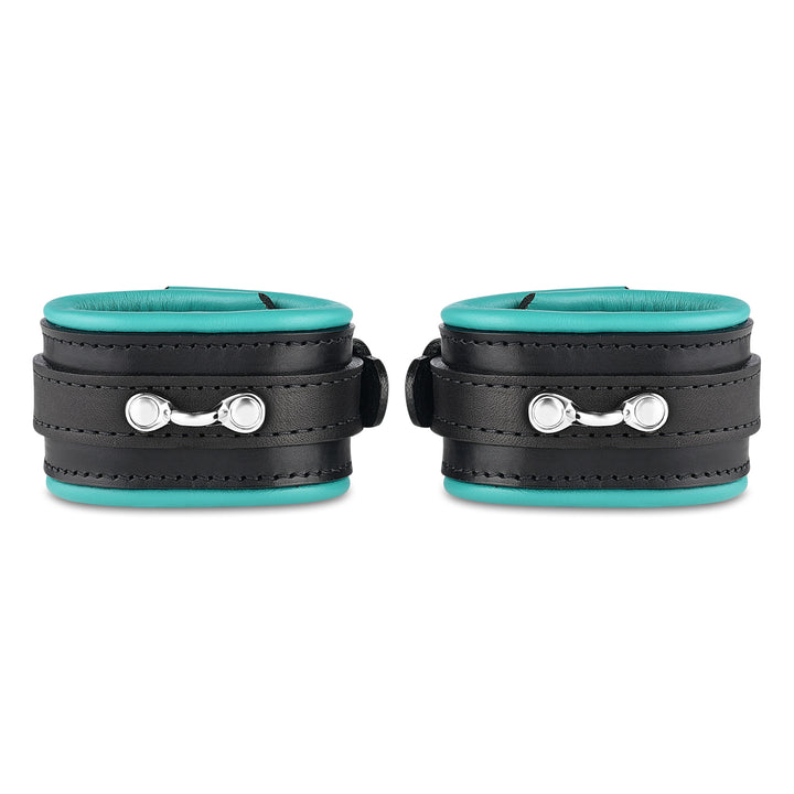 Leather Wrist Cuff Set