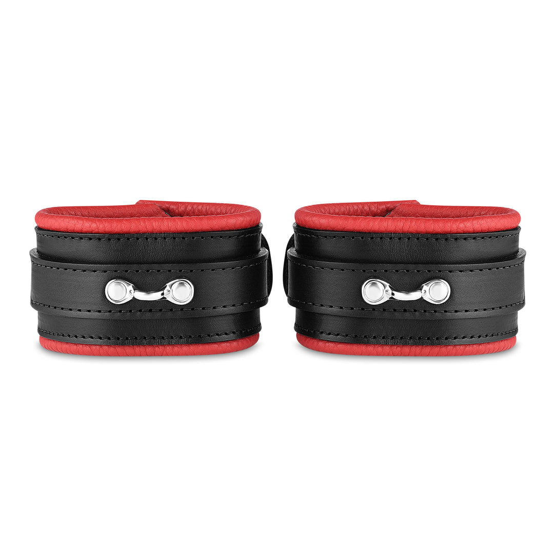Leather Ankle Cuff Set