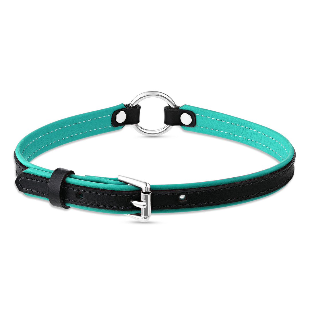 Leather Choker with O-Ring