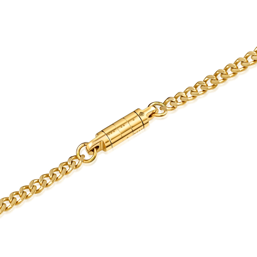 gold chain lock