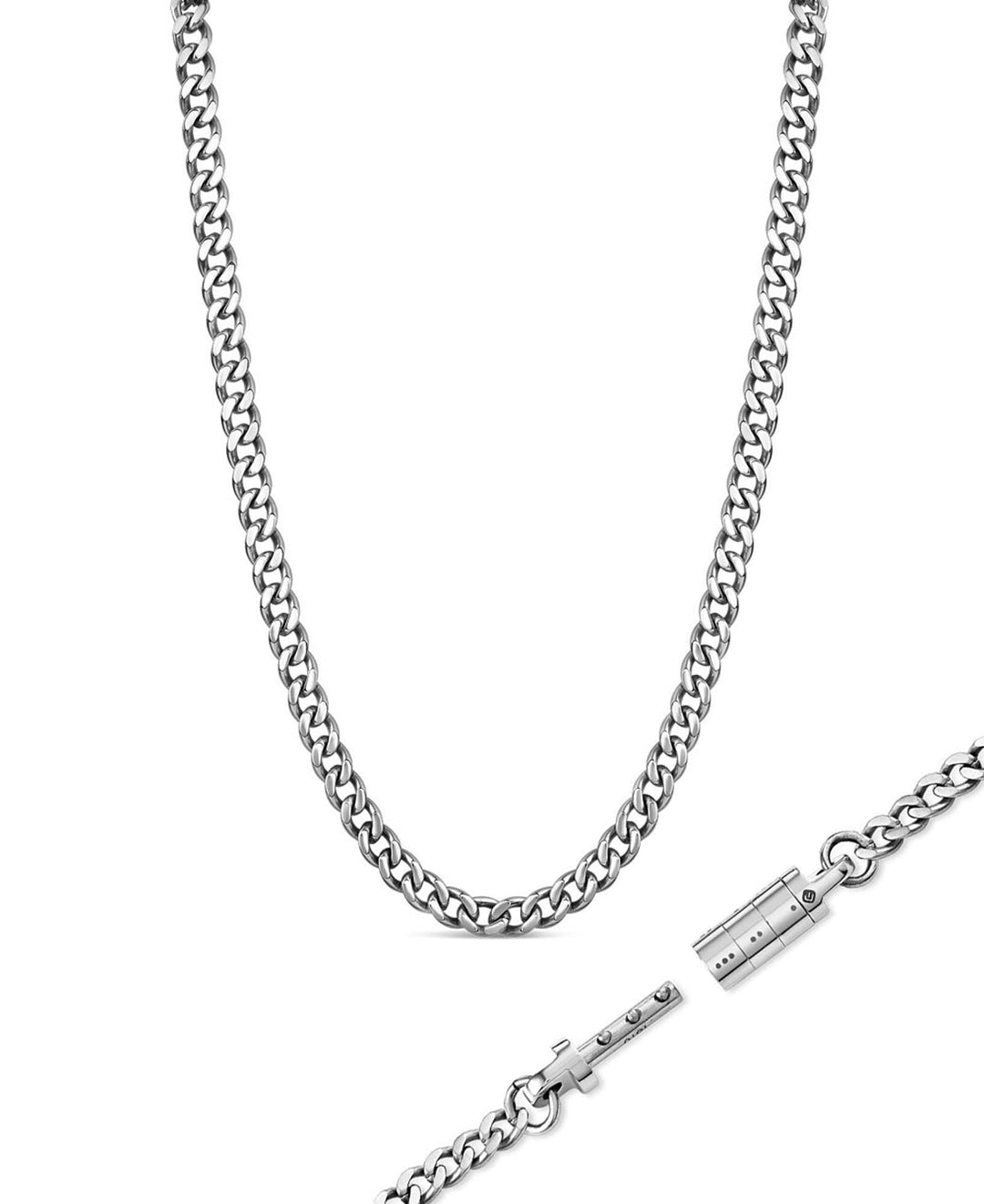 Chain Necklace with Combination Lock